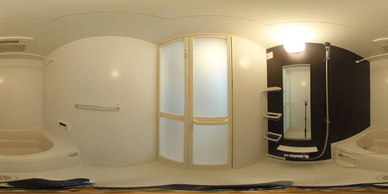 パノラマ画像バスルーム