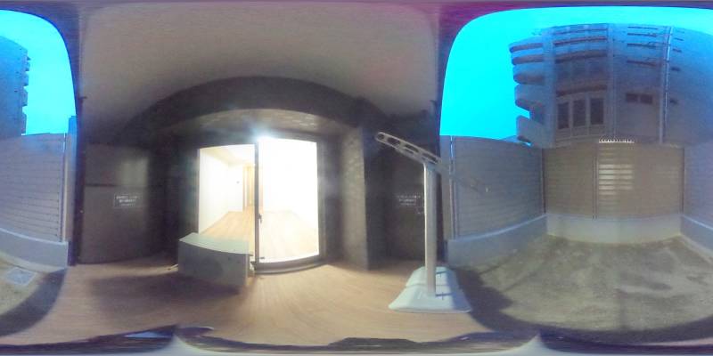 パノラマ画像バルコニー