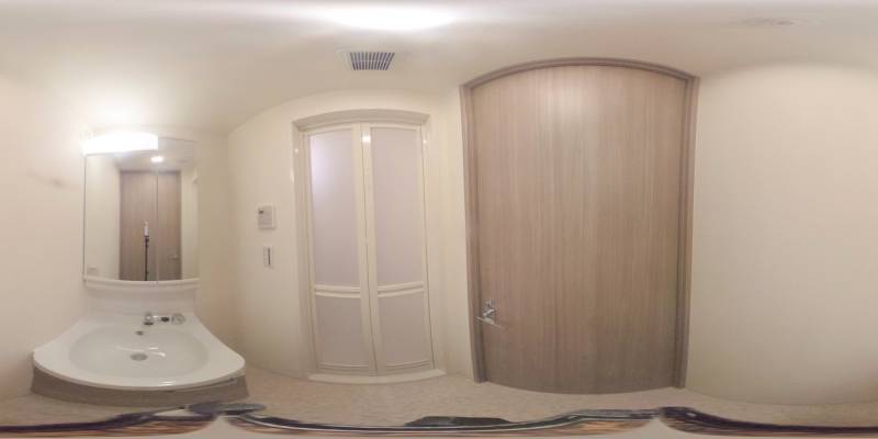 パノラマ画像洗面所