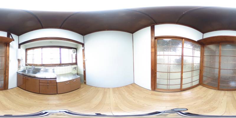 パノラマ画像キッチン