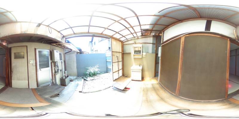 パノラマ画像庭