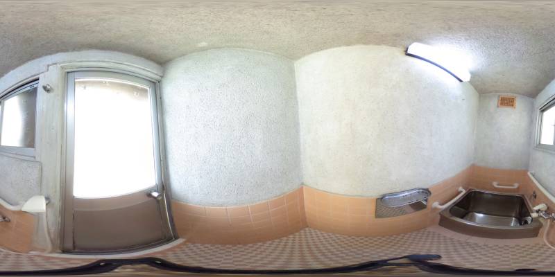 パノラマ画像バスルーム