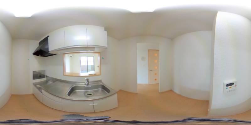 パノラマ画像キッチン