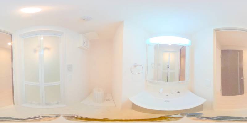 パノラマ画像洗面所