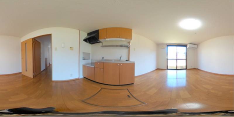 パノラマ画像キッチン