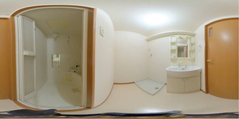 パノラマ画像バスルーム