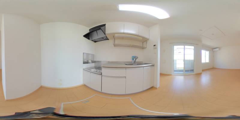 パノラマ画像キッチン