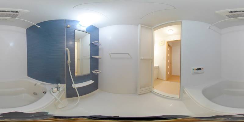 パノラマ画像バスルーム