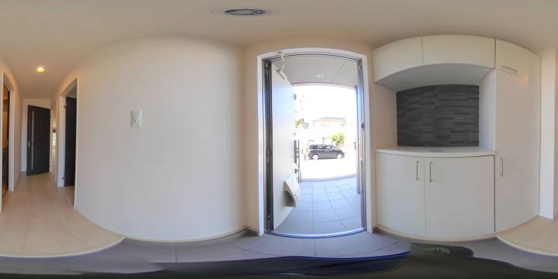 パノラマ画像玄関