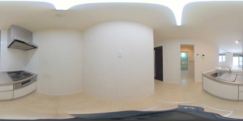 パノラマ画像キッチン