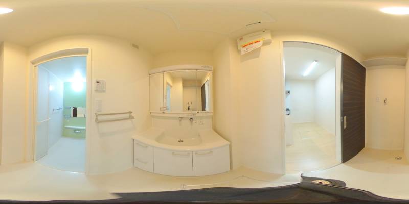 パノラマ画像洗面所