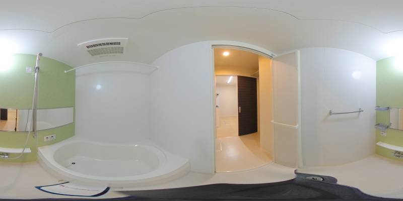 パノラマ画像バスルーム