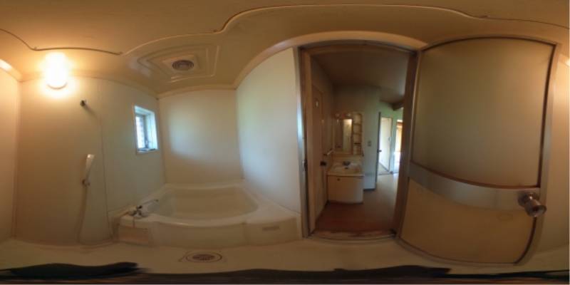 パノラマ画像バスルーム
