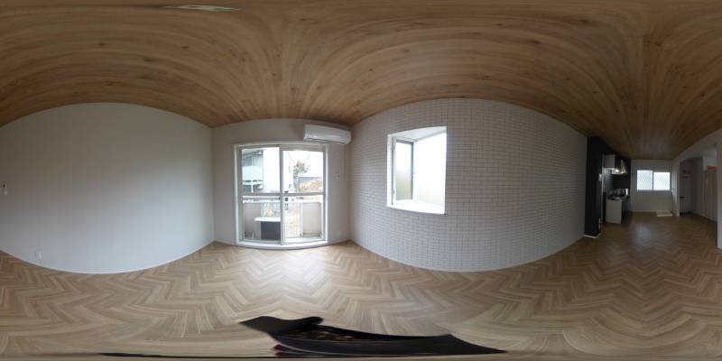 パノラマ画像リビング