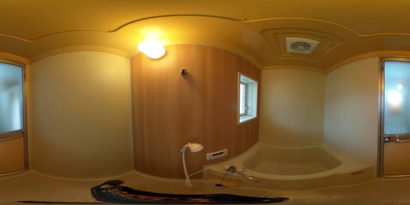 パノラマ画像バスルーム