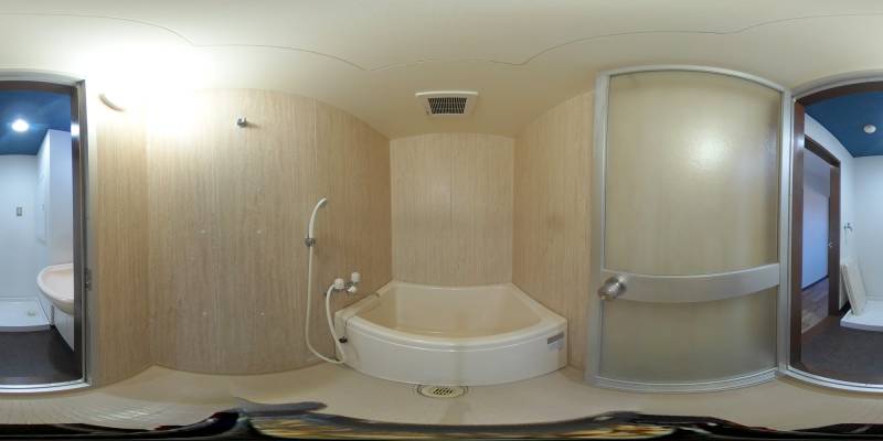 パノラマ画像バスルーム