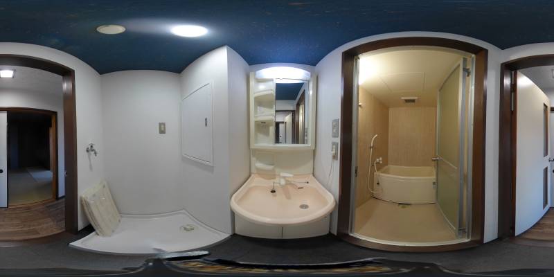 パノラマ画像洗面所