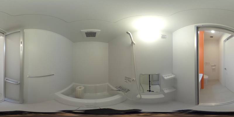 パノラマ画像バスルーム