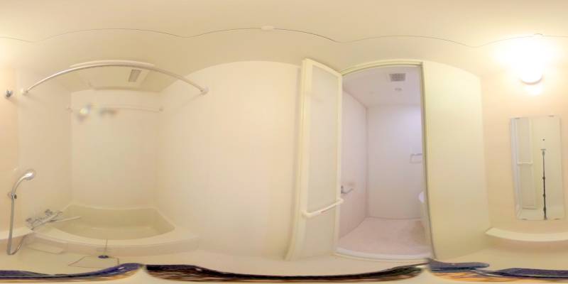 パノラマ画像バスルーム