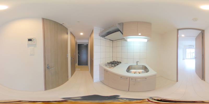 パノラマ画像キッチン