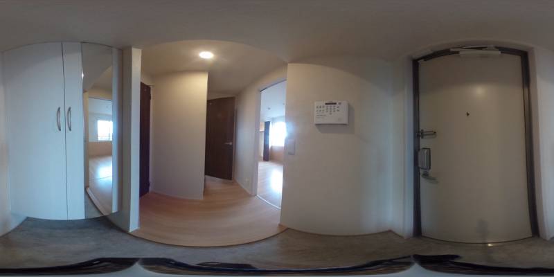 パノラマ画像玄関