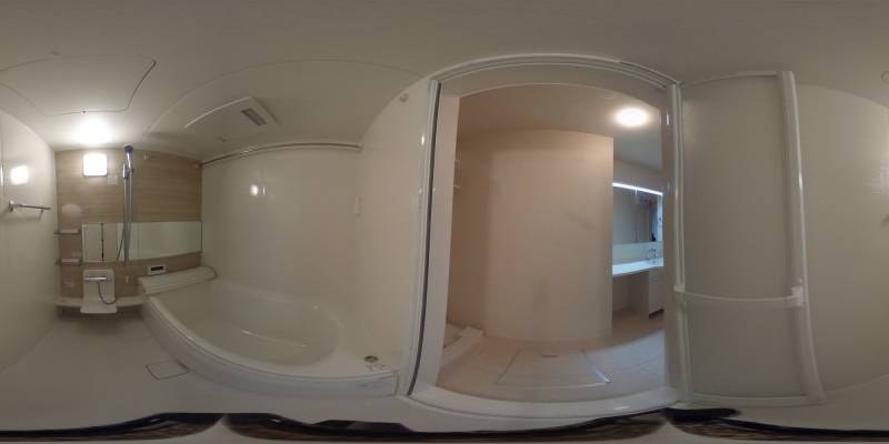 パノラマ画像バスルーム