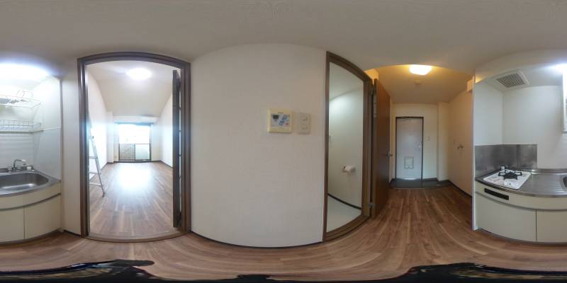 パノラマ画像キッチン