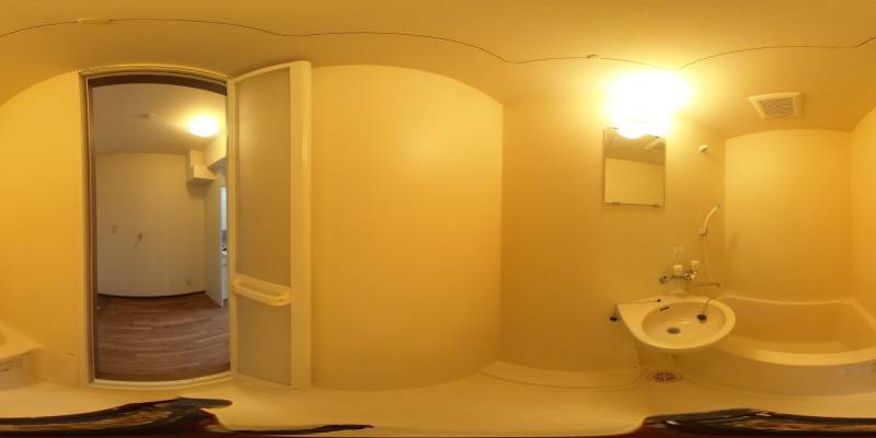 パノラマ画像バスルーム