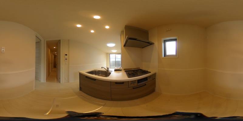 パノラマ画像キッチン