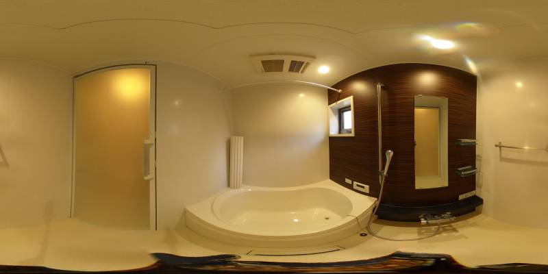 パノラマ画像バスルーム