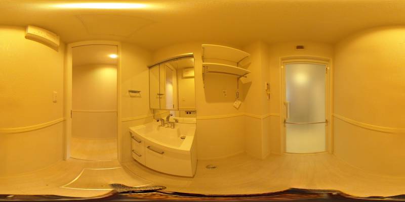 パノラマ画像洗面所