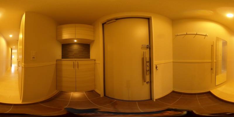 パノラマ画像玄関