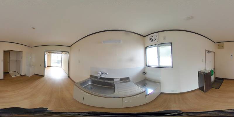 パノラマ画像キッチン