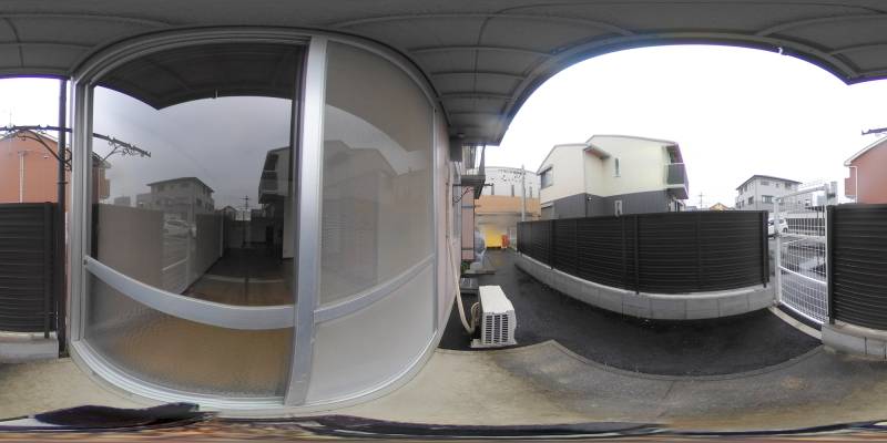 パノラマ画像バルコニー