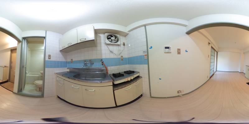パノラマ画像キッチン
