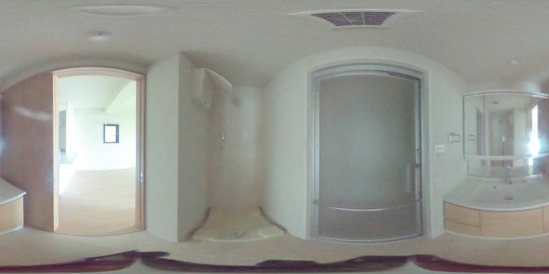 パノラマ画像洗面所