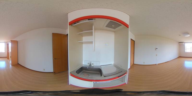 パノラマ画像キッチン