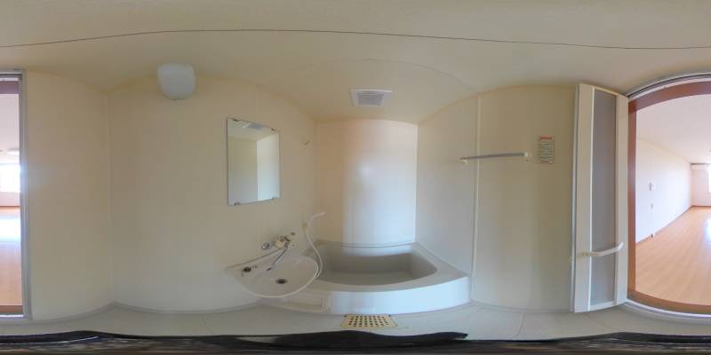 パノラマ画像バスルーム