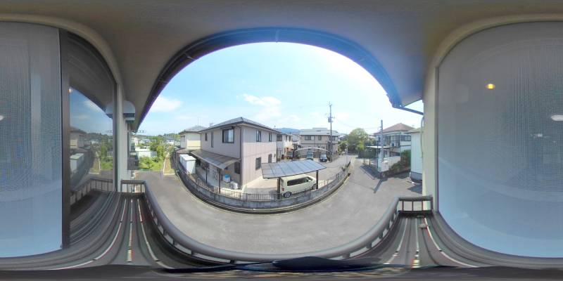 パノラマ画像バルコニー
