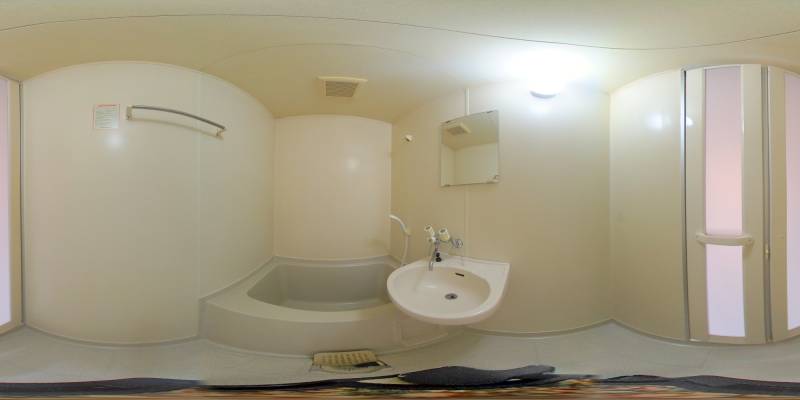 パノラマ画像バスルーム