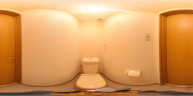 パノラマ画像トイレ