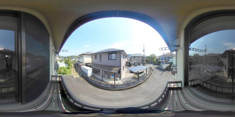 パノラマ画像バルコニー