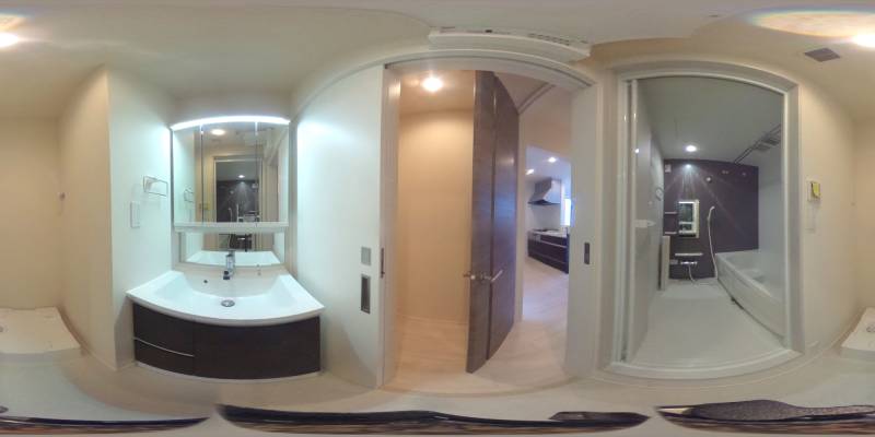 パノラマ画像洗面所