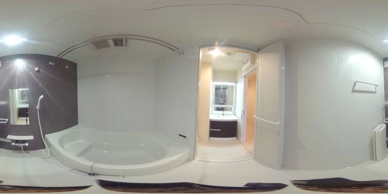 パノラマ画像バスルーム