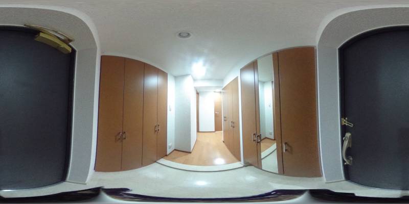 パノラマ画像玄関