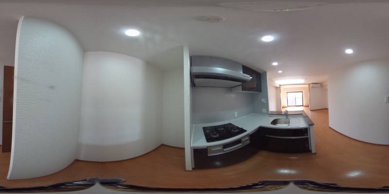 パノラマ画像キッチン