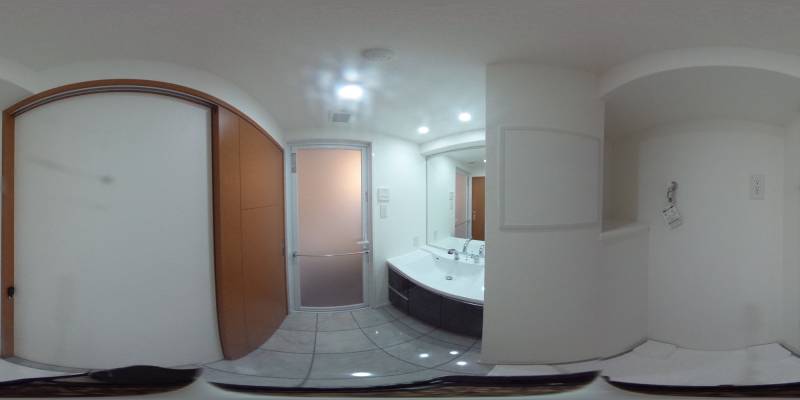 パノラマ画像洗面所