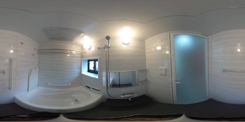 パノラマ画像バスルーム