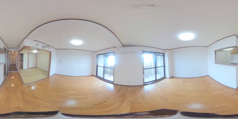 パノラマ画像リビング