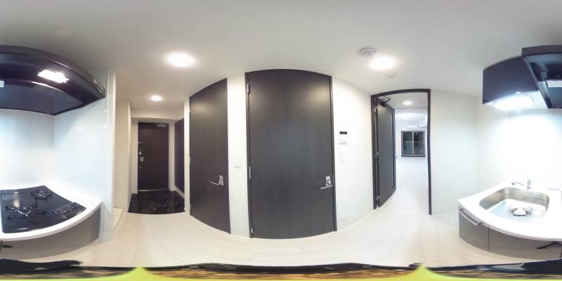 パノラマ画像キッチン